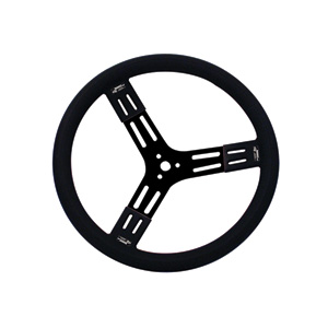 (image for) 15" Black Steel Steering Wheel Smooth