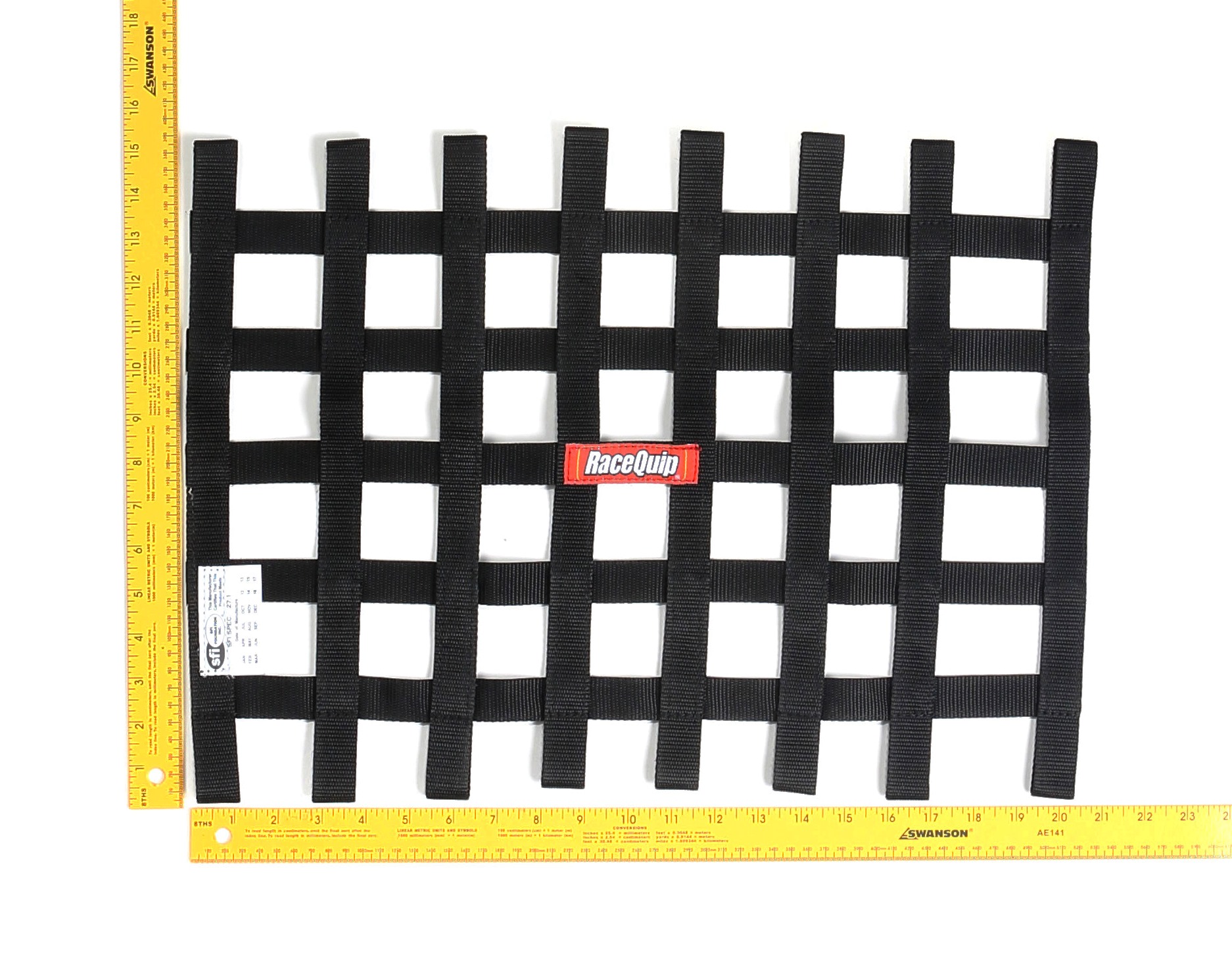 (image for) 15 X 21 SFI RIBBON NET BLACK 38.83