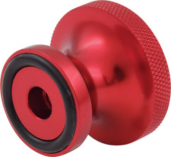 (image for) Carb. Nut, Tall 5/16 w/O'Ring, Red
