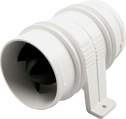 (image for) 3inch Compact Inline Blower, 5inch Long, 140 CFM