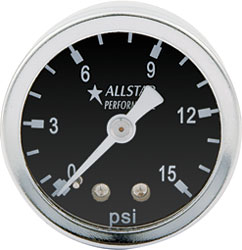 (image for) Dry Type 0-15 PSI 1-1/2" Gauge