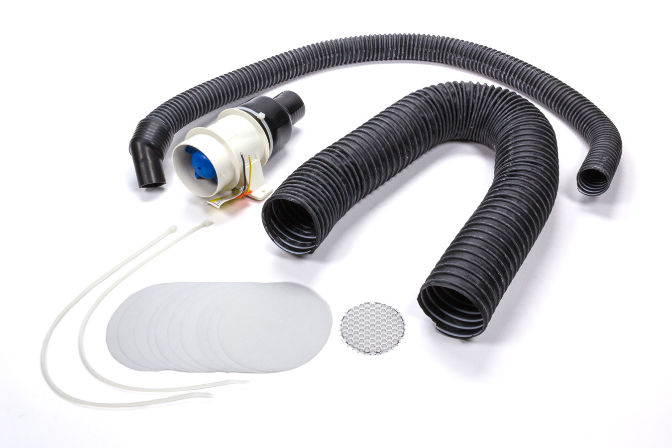 (image for) Helmet Air System, Remote Mount, 4 ft Helmet Hose, 12V, 135 CFM,