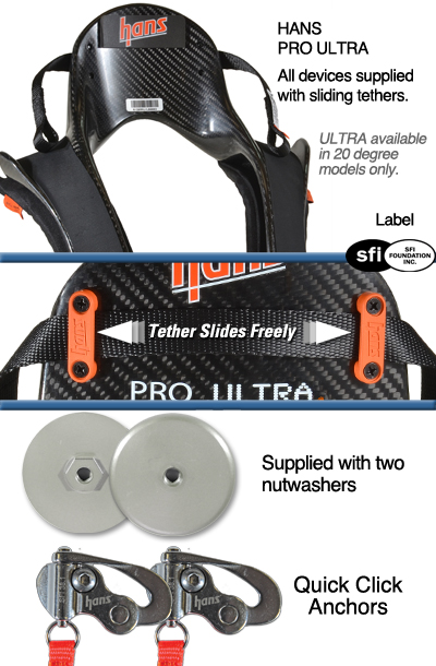 (image for) 20 Large Pro Ultra Lite with QC and sliding tether