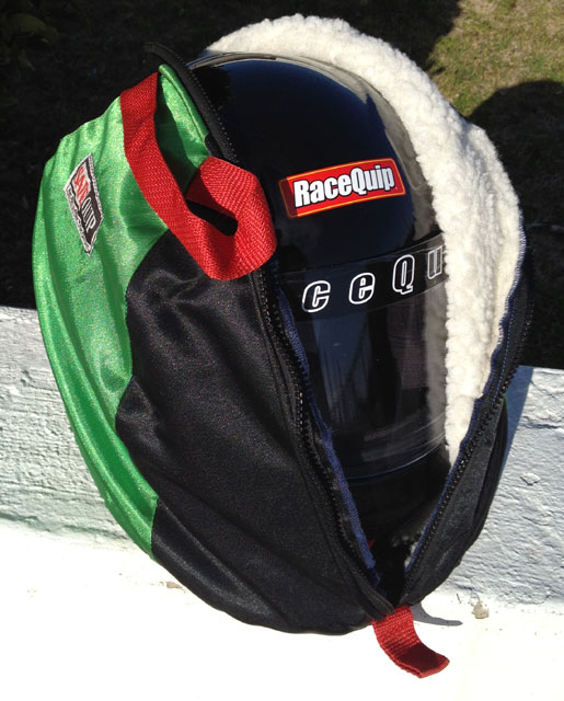 (image for) Deluxe helmet bag with sherpa interior (made in the USA)