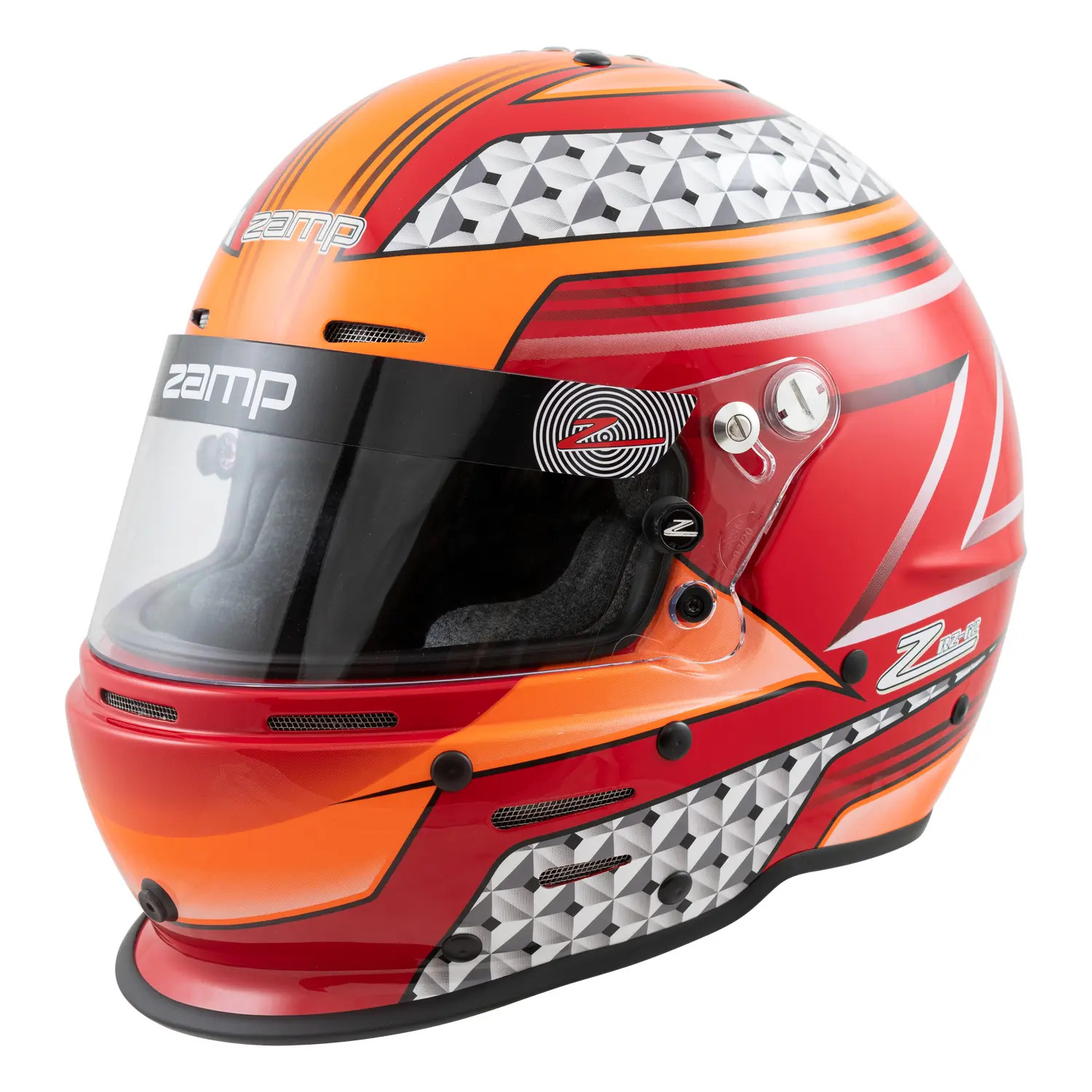 (image for) Zamp RZ-62 Aramid Mix SNELL SA2020 Red/Orange Small 419.95