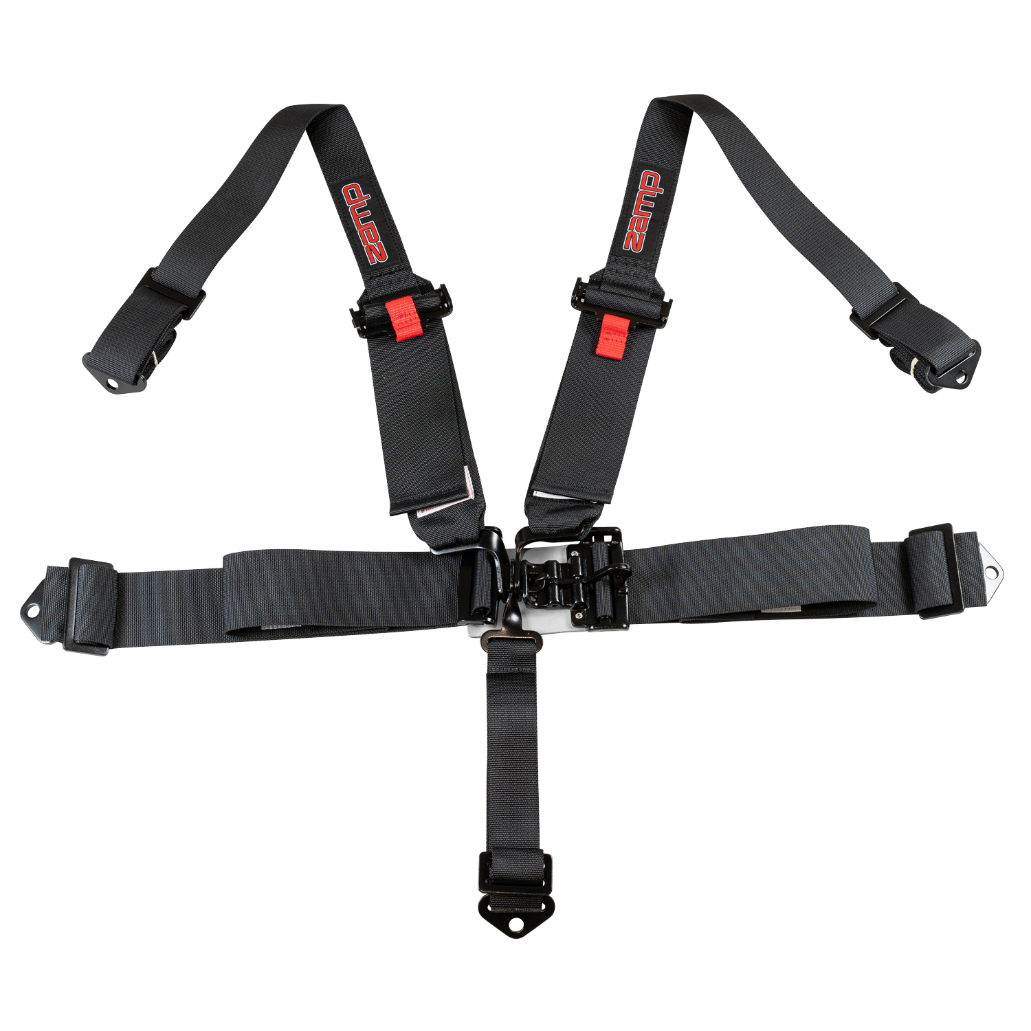 (image for) Zamp Race Seat Harness Black 3/2 Shoulder 3 5 Point Pull Down (O