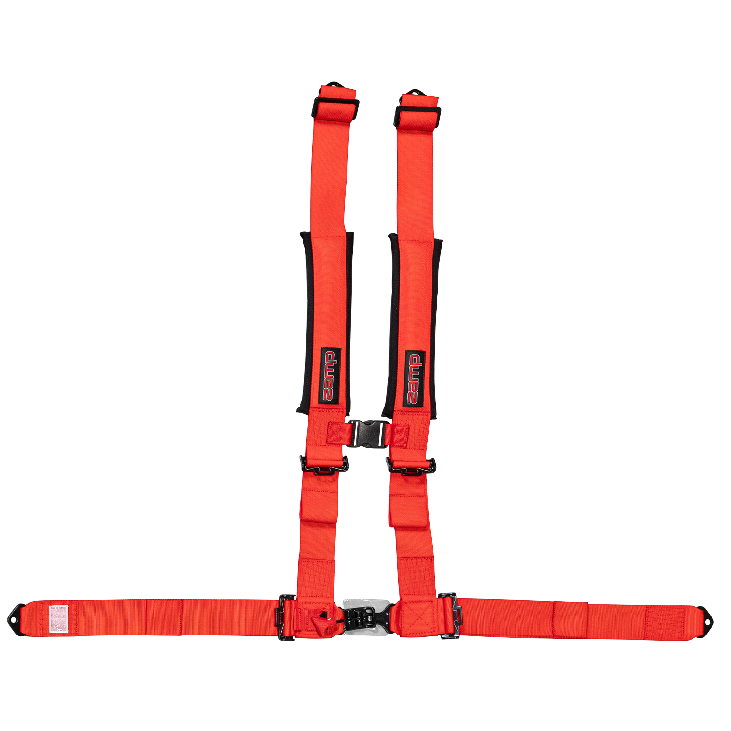 (image for) Zamp UTV Race Seat Harness Red 4 Point Pull Down (Out) 109.95