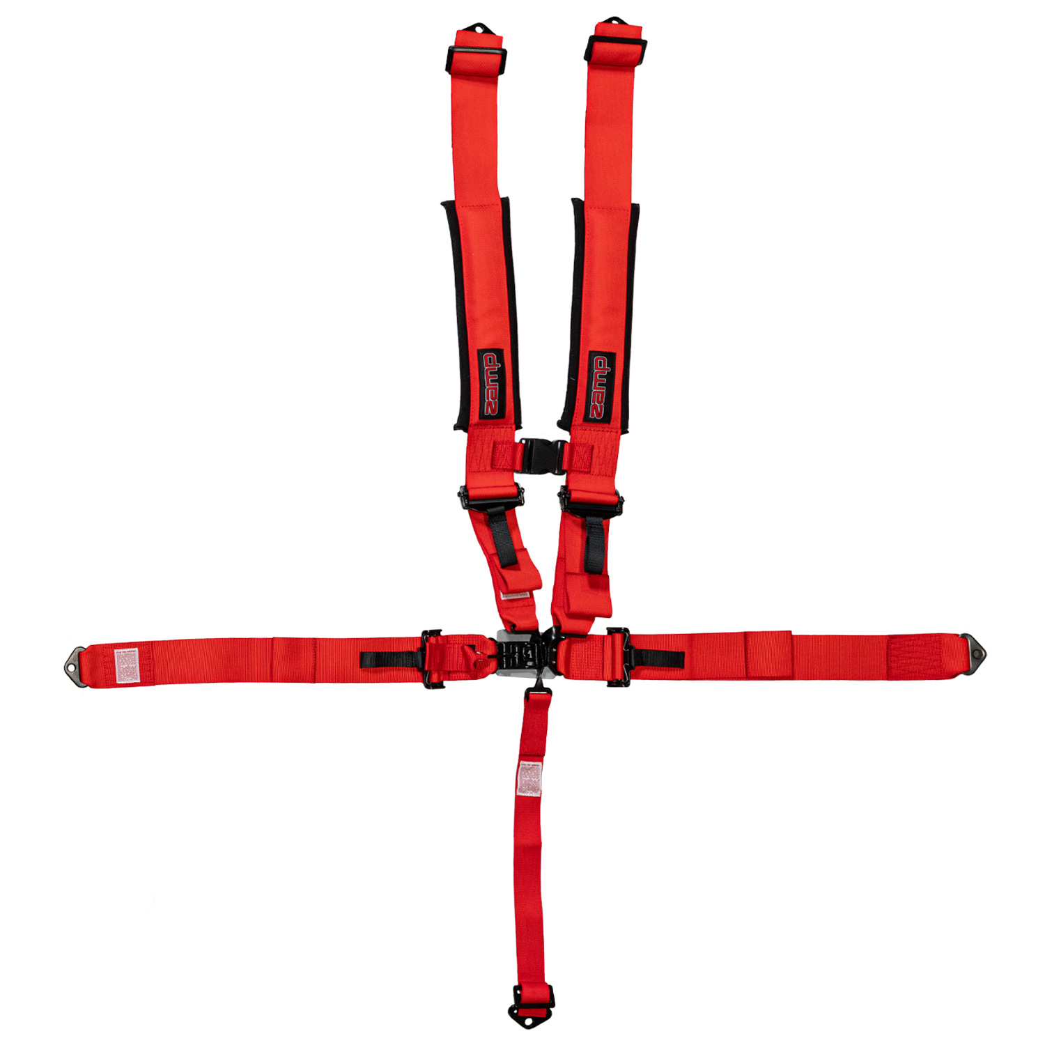 (image for) Zamp UTV Race Seat Harness Red 5 Point Pull Down (Out) 179.95