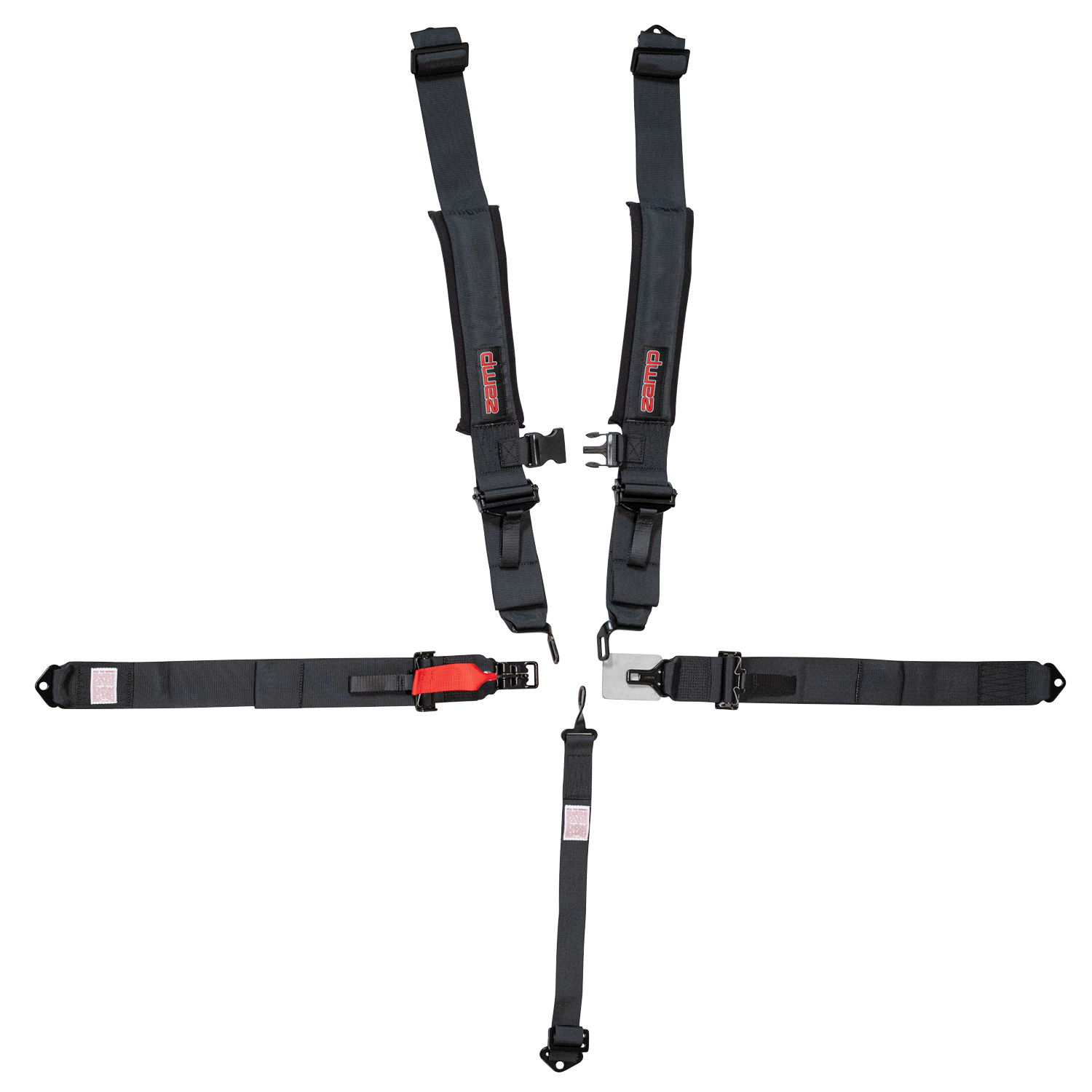 (image for) Zamp UTV Race Seat Harness Black 5 Point Pull Down (Out) 179.95