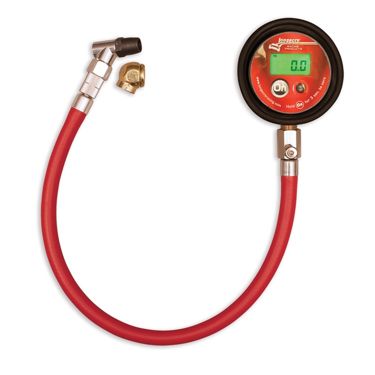 (image for) Tire Pressure Gauge, Deluxe, Glow in the Dark, 0-60 psi, Analog,