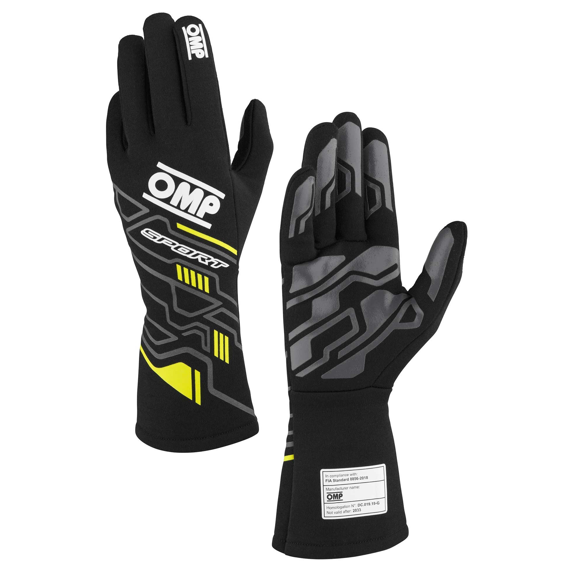 (image for) Driving Gloves, Sport, FIA Approved, Single Layer, Nomex / Silic