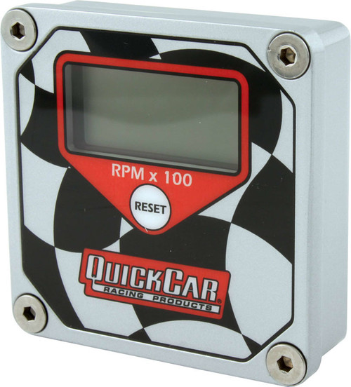 (image for) Checkered Flag Face LCD Tachometer 611-099