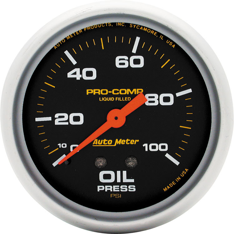 (image for) Pro Comp Replacement Gauge Liquid Filled Oil Pressure