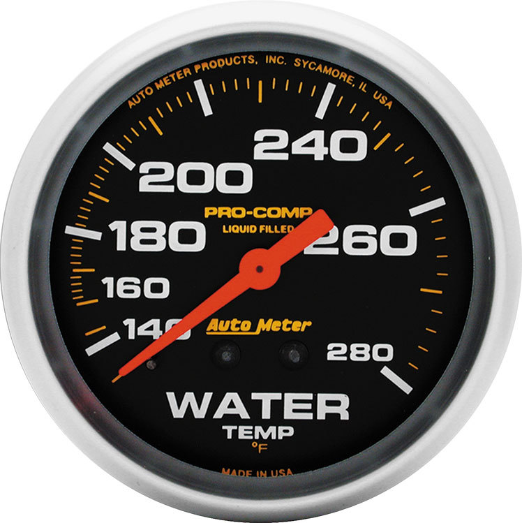 (image for) Pro Comp Replacement Gauge Liquid Filled Water Temperature