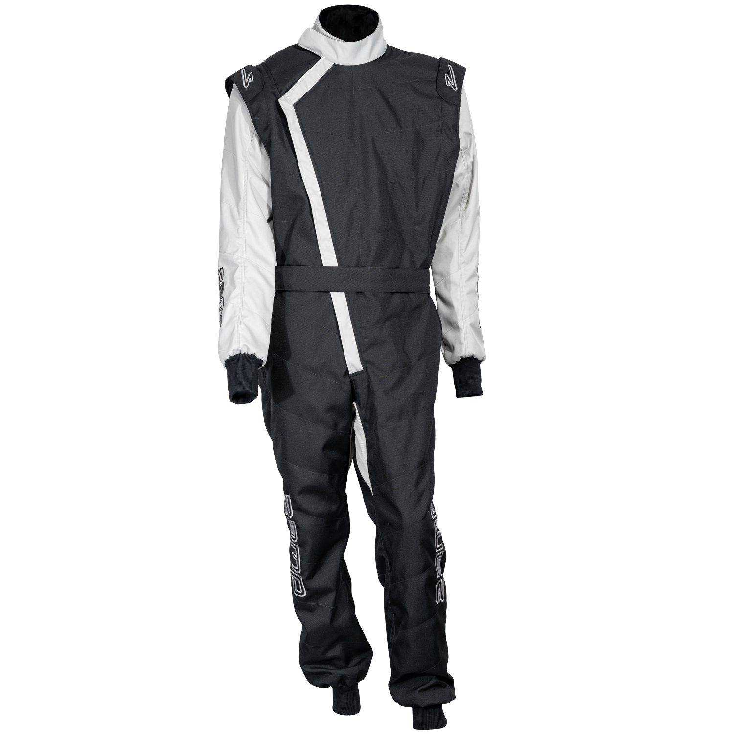 (image for) Zamp ZK-40 Kart Race Suit Black/Silver Medium 157.5