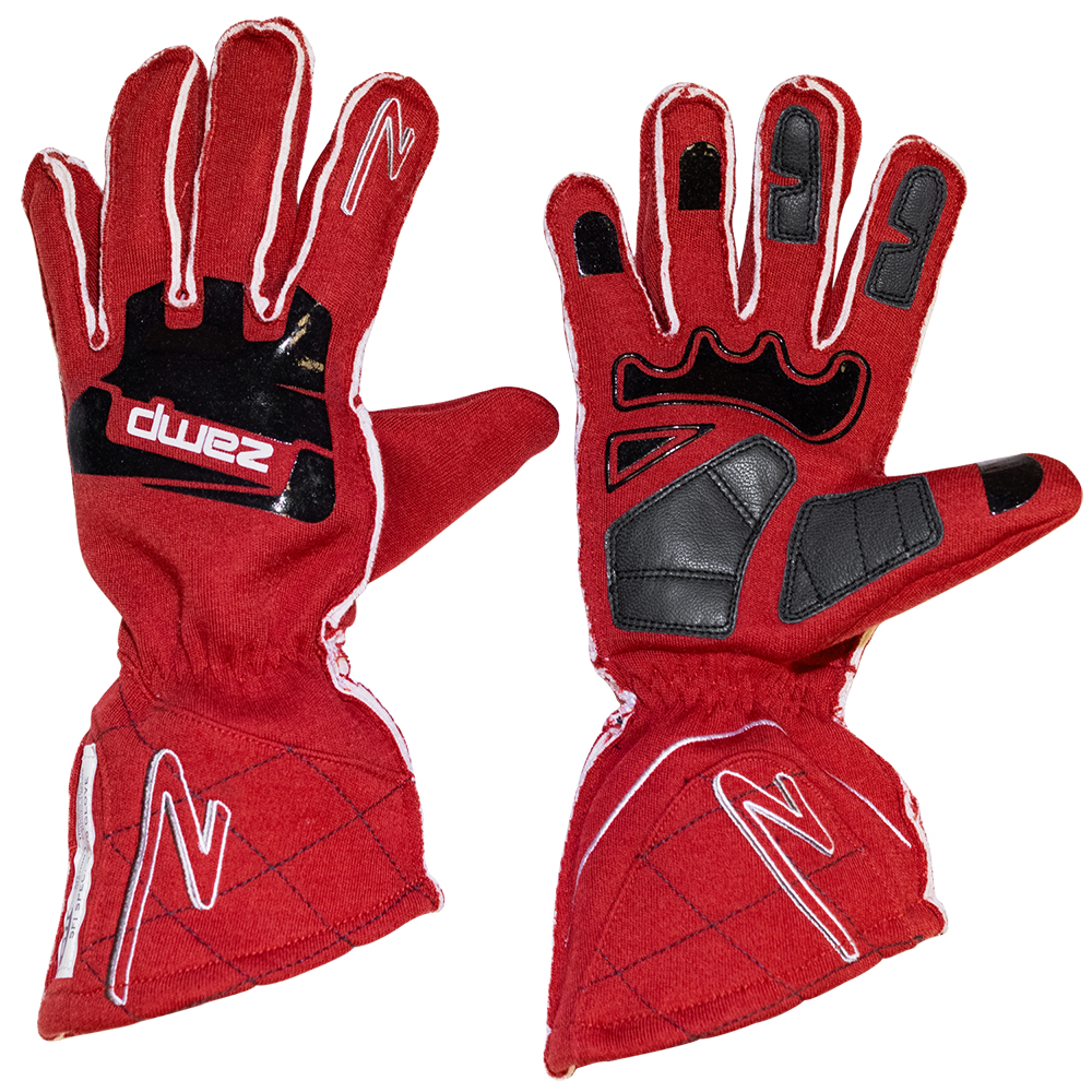 (image for) Zamp ZR-50 SFI 3.3/5 Race Gloves Red XLarge 68.25