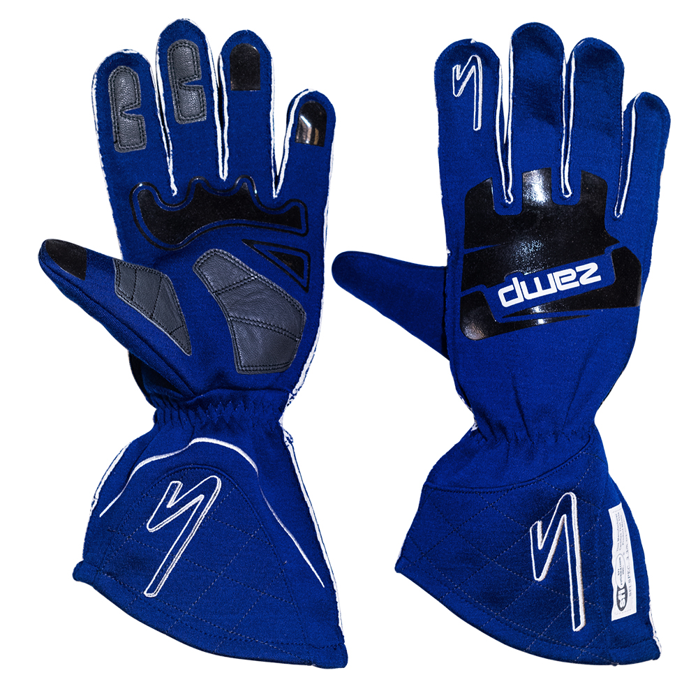 (image for) Zamp ZR-50 SFI 3.3/5 Race Gloves Blue XXLarge 68.25