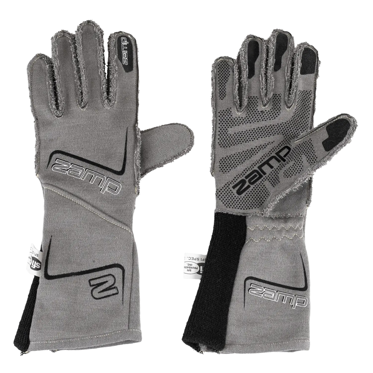 (image for) Zamp ZR-70 SFI 3.3/5 Race Gloves Gray X-Small 129.95
