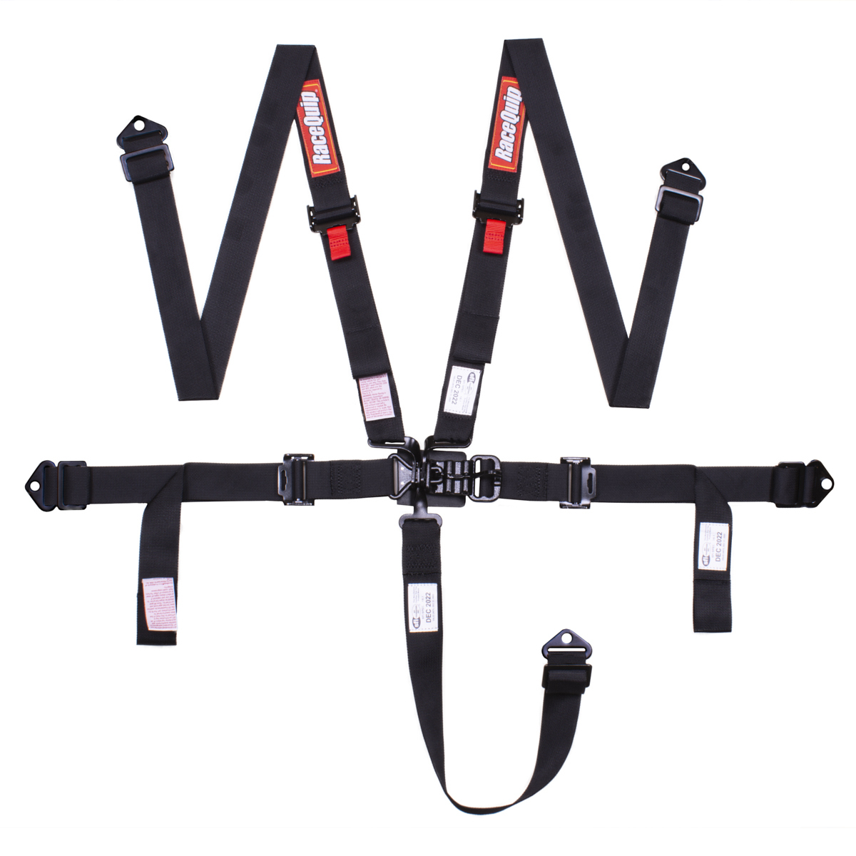 (image for) L&L 16.1 5PT 2' BELTS PD LAP BLK HW BLK 134