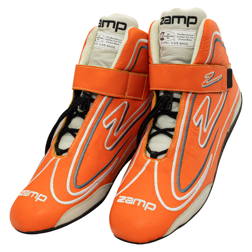 (image for) Zamp ZR-50 SFI 3.3/5 Race Shoe Neon ORG Size 10 115.5