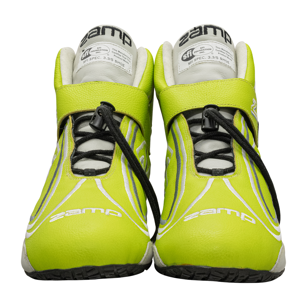 Zamp ZR-50 SFI 3.3/5  Race Shoe Neon GRN Size 13 115.5