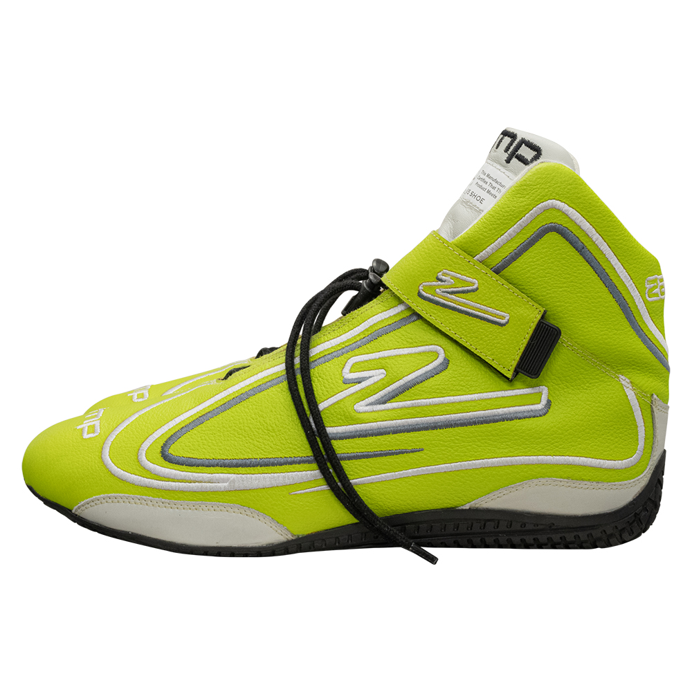 Zamp ZR-50 SFI 3.3/5  Race Shoe Neon GRN Size 13 115.5
