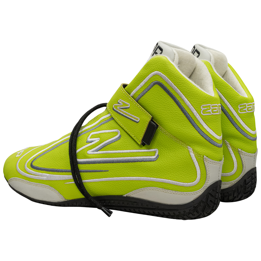 Zamp ZR-50 SFI 3.3/5  Race Shoe Neon GRN Size 13 115.5