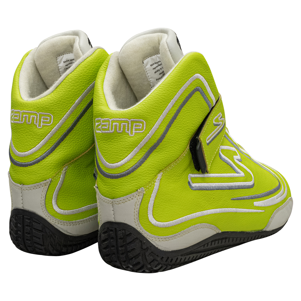 Zamp ZR-50 SFI 3.3/5  Race Shoe Neon GRN Size 13 115.5