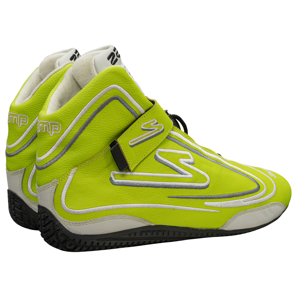 Zamp ZR-50 SFI 3.3/5  Race Shoe Neon GRN Size 13 115.5
