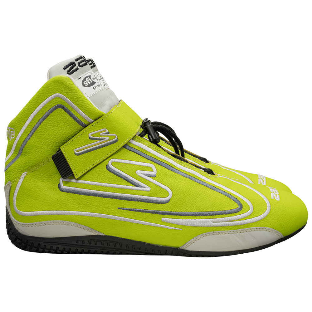 Zamp ZR-50 SFI 3.3/5  Race Shoe Neon GRN Size 13 115.5
