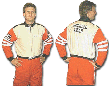 (image for) 2PC FRC RESCUE SUIT RED/YEL/ORN